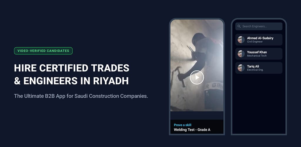 Blue collar recruitment software - Hire construction workers platform - On-demand staffing app - High turnover recruitment solutions