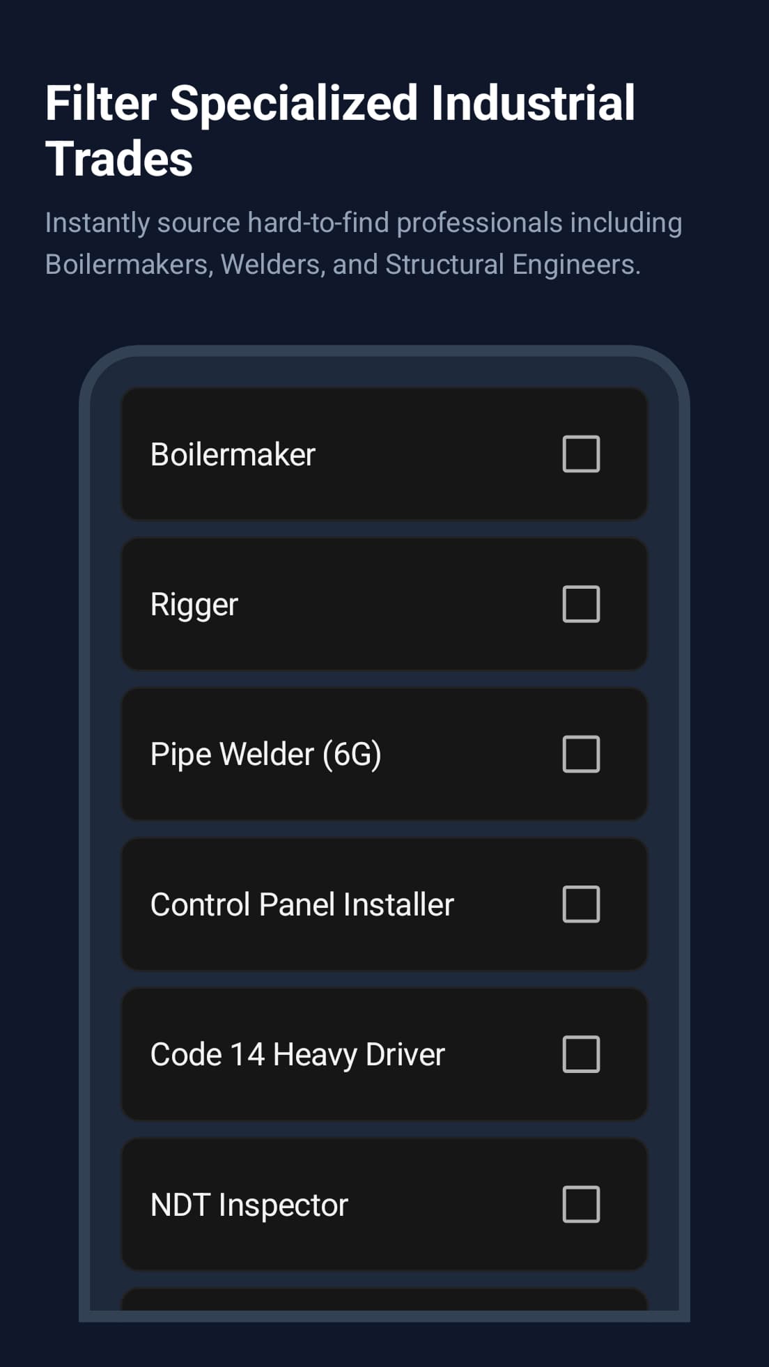 Blue collar recruitment software - On-demand staffing app pipeline showcasing available candidates and verified workforce